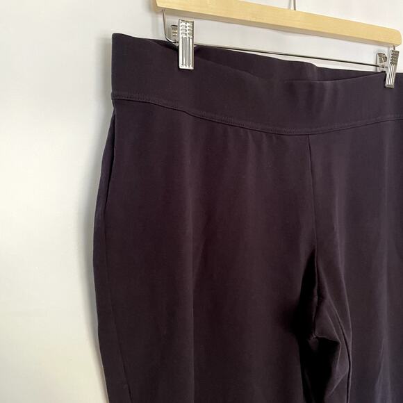 Lands' End elastic waist comfortable trousers women's size XL curvy fit casual - Picture 2 of 5